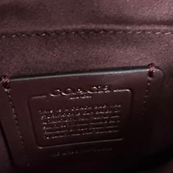 Coach leather Black Crossbody Bag